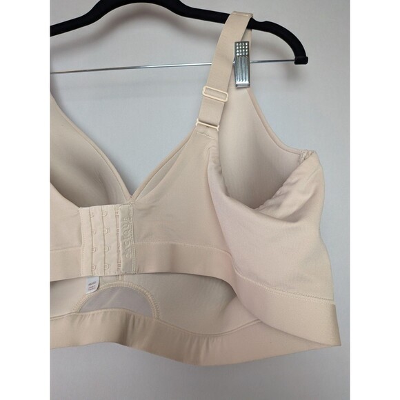 Cacique Bra 48DDD Lightly Lined No-Wire Beige Tan Lane Bryant Wireless Plus Size - Picture 8 of 14